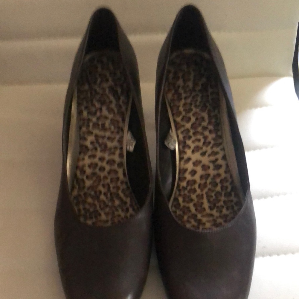 Merona Brown Heels Classic Design gently cared for